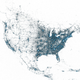 Illustration for article titled These stunning maps were made entirely from geotagged tweets